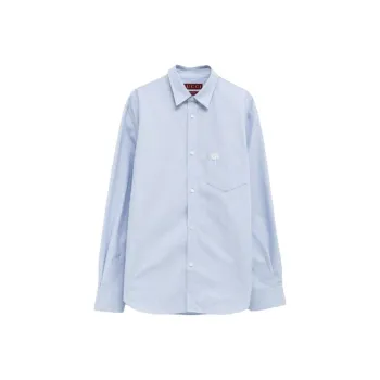 GUCCI Logo Embroidered Striped Shirt