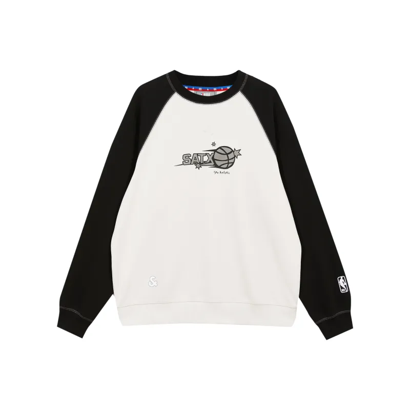 JACK JONES· x NBA Sweatshirt Unisex Mist Gray-0