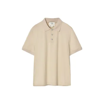 COS Polo Shirts Men Beige