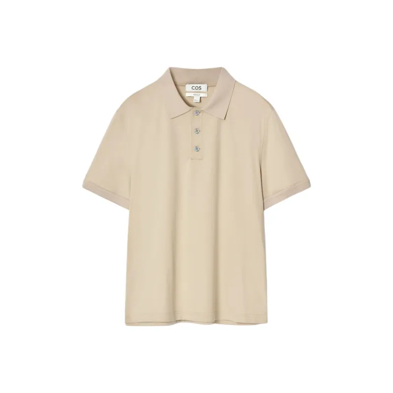 COS Polo Shirts Men Beige-0