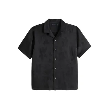 Abercrombie＆Fitch Shirts Men Black Floral