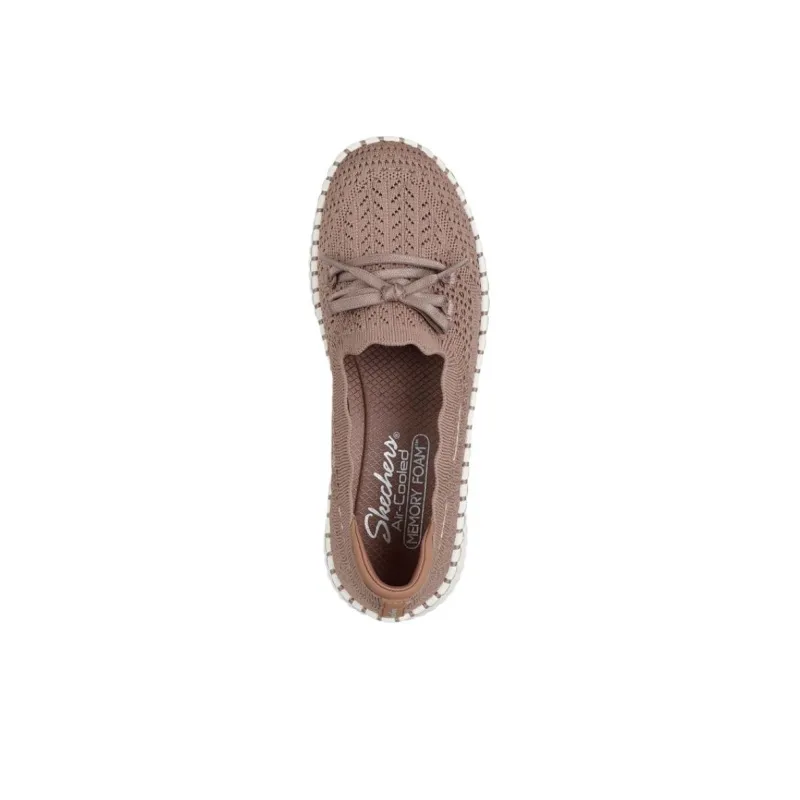 Skechers Low Top Casual Shoes Women's Brown-1
