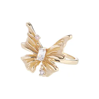 KING OF BLING Alloy, Zircon, Oil Drip Rings Unisex