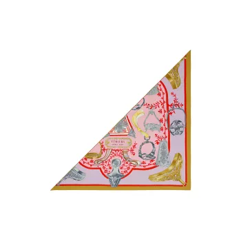 HERMES Etrier Shawls Women's Pink