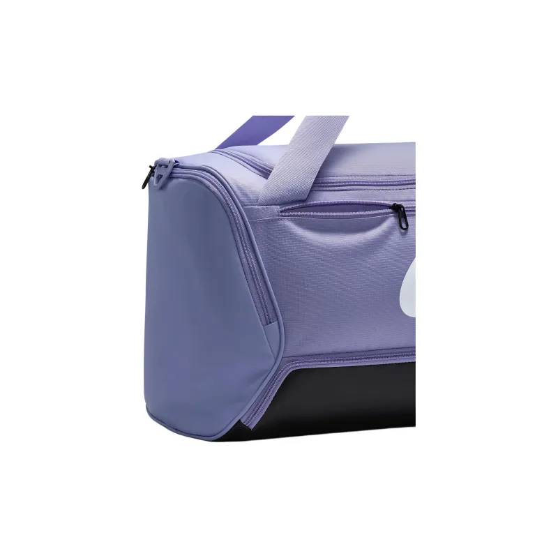 Nike Brasilia Polyester One Shoulder Crossbody Handbag, Travel Bag 60L Unisex Light Purple-5