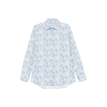 ETRO Paisley Printed Curved Hem Shirt