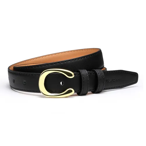 MEXICAN Split Cow Leather Belts Women's 2.4cm