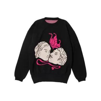 Crying Center Sweatshirt Men's Black