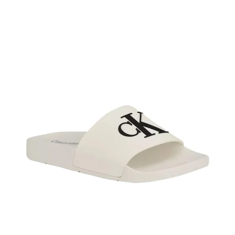 CKJ CALVIN KLEIN JEANS Slide Slippers Women's White-2