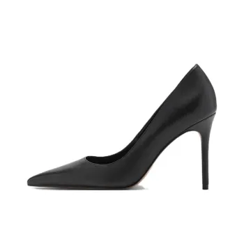 MANGO Slim Heel High Heels 9.5cm Women's Black
