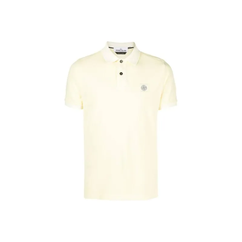 STONE ISLAND Polo Shirts Men Beige-0