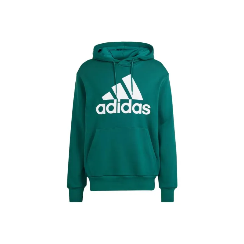 Adidas Essential FRENCH TERRY BIG LOGO HOODIE Sweatshirt Men's Preppy Green-0