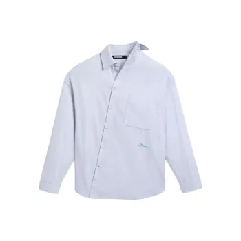 Jacquemus Le Cuadro Logo Embroidered Shirt