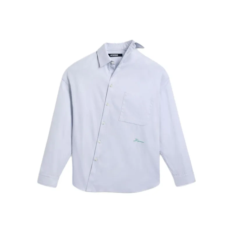 Jacquemus Le Cuadro Logo Embroidered Shirt-0