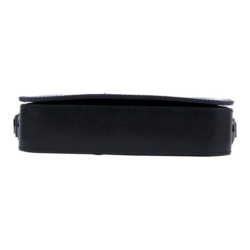 OFF-WHITE Diag Mini Flap Shoulder Bag 'Black/White'-4