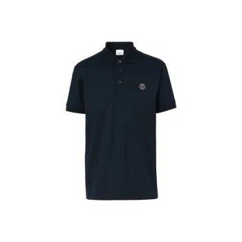 Burberry SS22 Polo Shirt Men's Navy Blue
