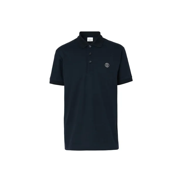 Burberry SS22 Polo Shirt Men's Navy Blue-0