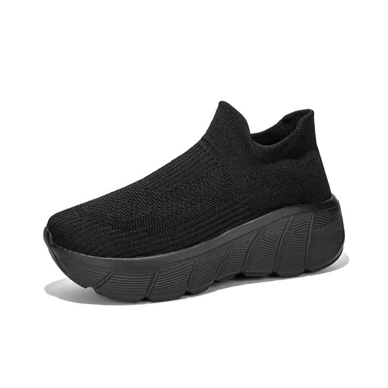 AMICNIEGD Slip Resistant, Abrasion Resistant, Breathable Low Top Chunky Sneakers Unisex-15