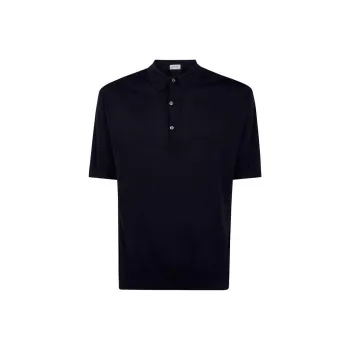 JOHN SMEDLEY Polo Shirt Men's Marine Blue