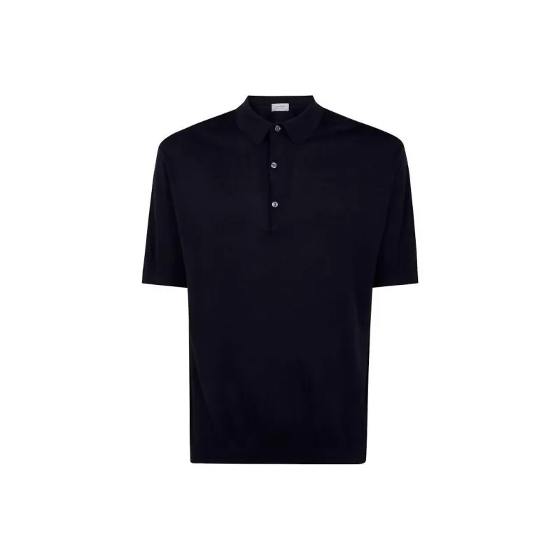 JOHN SMEDLEY Polo Shirt Men's Marine Blue-0