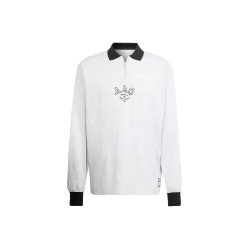 Adidas Polo Shirts Men Gray