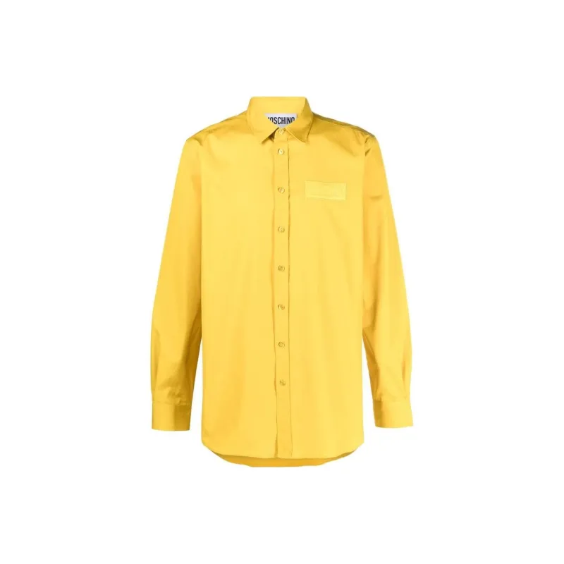 MOSCHINO Shirts Men Yellow-0