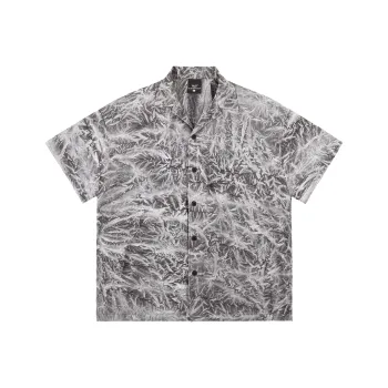 PILOTDRAGON Cuban Collar Short Sleeved Shirt Unisex