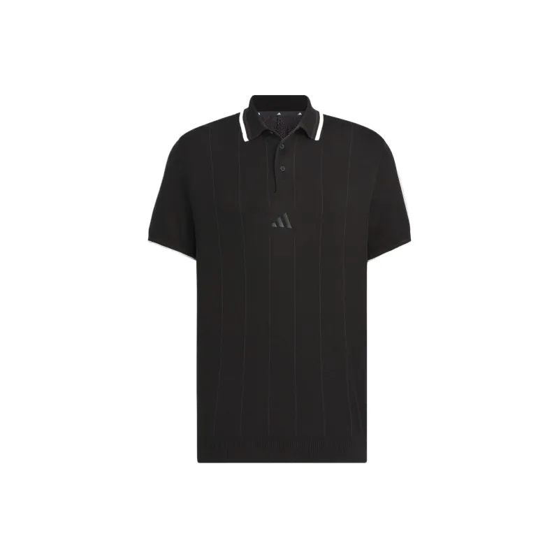 Adidas KNIT POLO Shirt Men's Black-0