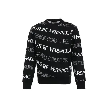 VERSACE JEANS COUTURE SS24 Sweatshirt Men's Black