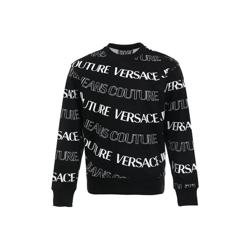 VERSACE JEANS COUTURE SS24 Sweatshirt Men's Black-0