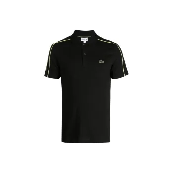 LACOSTE Movement Logo print Cotton Polo Shirt