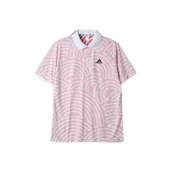 Adidas Polo Shirts Men Pink