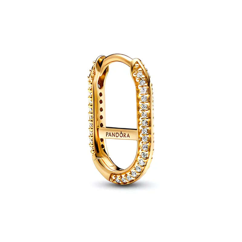 Pandora Earrings Unisex Gold/Silver-1