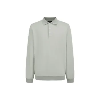 URBAN REVIVO Polo Shirt Men's Gray Green