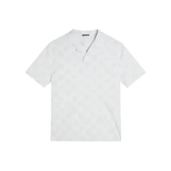 J.Lindeberg Resort Reg Fit Shirt Print Shirt Men's White