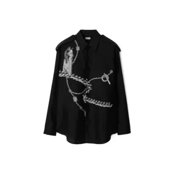 Burberry Long Sleeve Placed Shirt