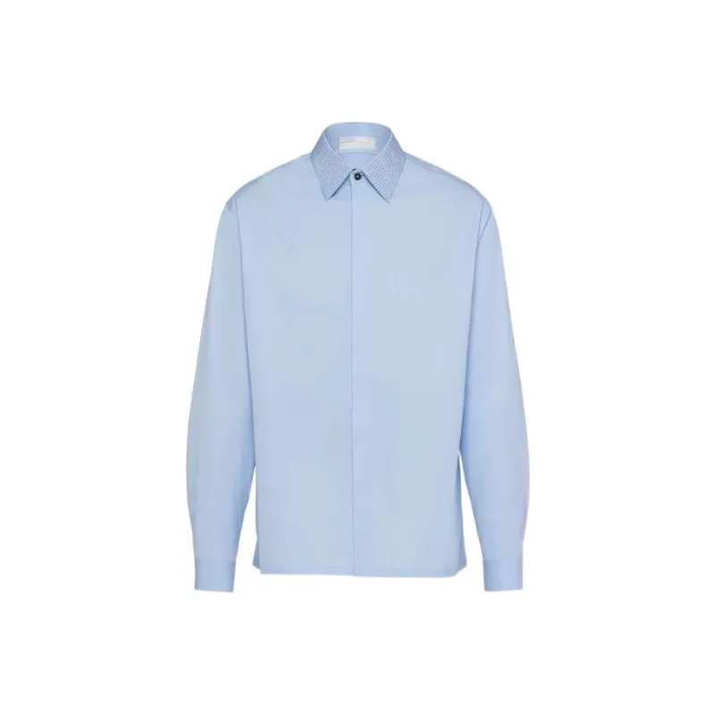 PRADA FW22 Shirt Men's Sky Blue-0