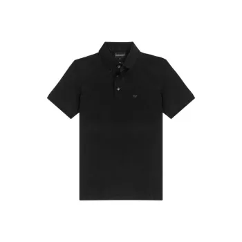 EMPORIO ARMANI Polo Shirts Men Black