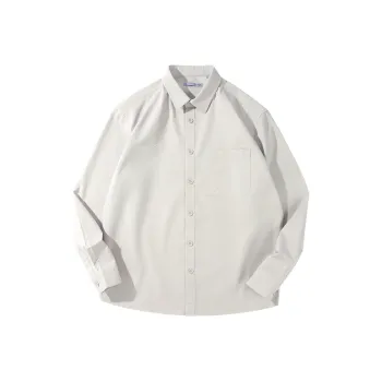 HLA Shirts Men Light Gray 8A
