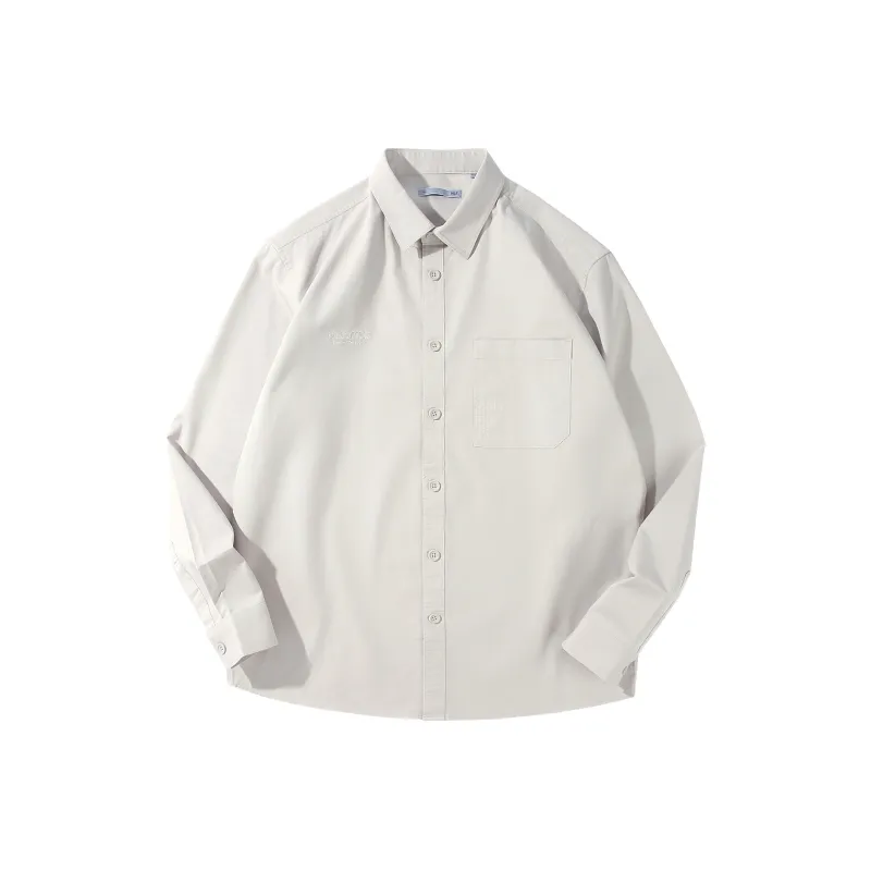 HLA Shirts Men Light Gray 8A-0