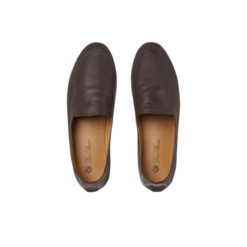 Loro Piana Anton Walk Casual Shoes Men's Mocha-4