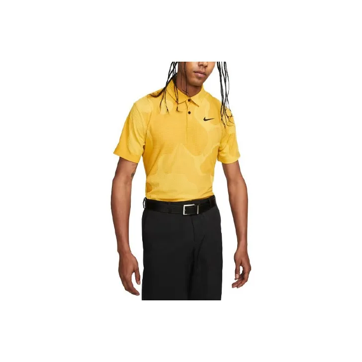 Nike Polo Shirts Men Yellow-0
