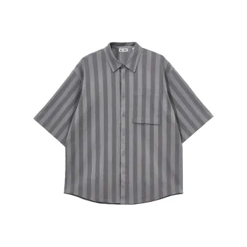 JACK&JONES Shirts Men Forged Steel Gray FORGED IRON