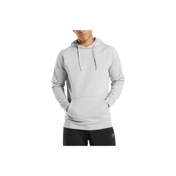 GYMSHARK CREST Sweatshirt Men's Light Gray Mudstone