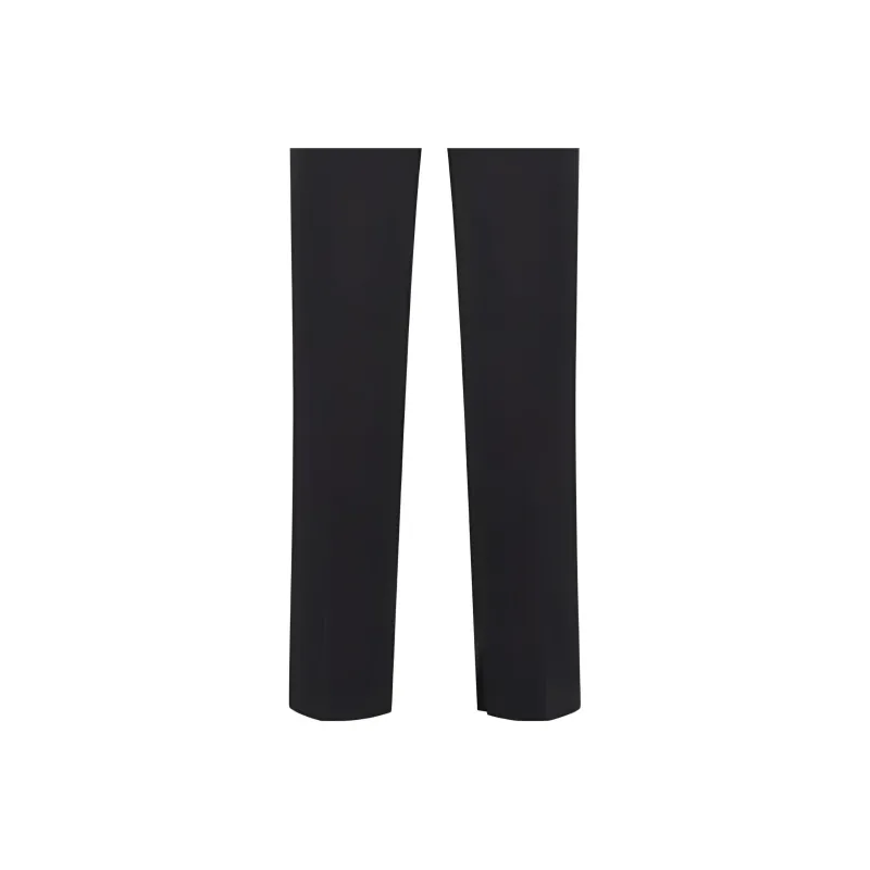 GUCCI Logo Embroidery Wool Pants-4