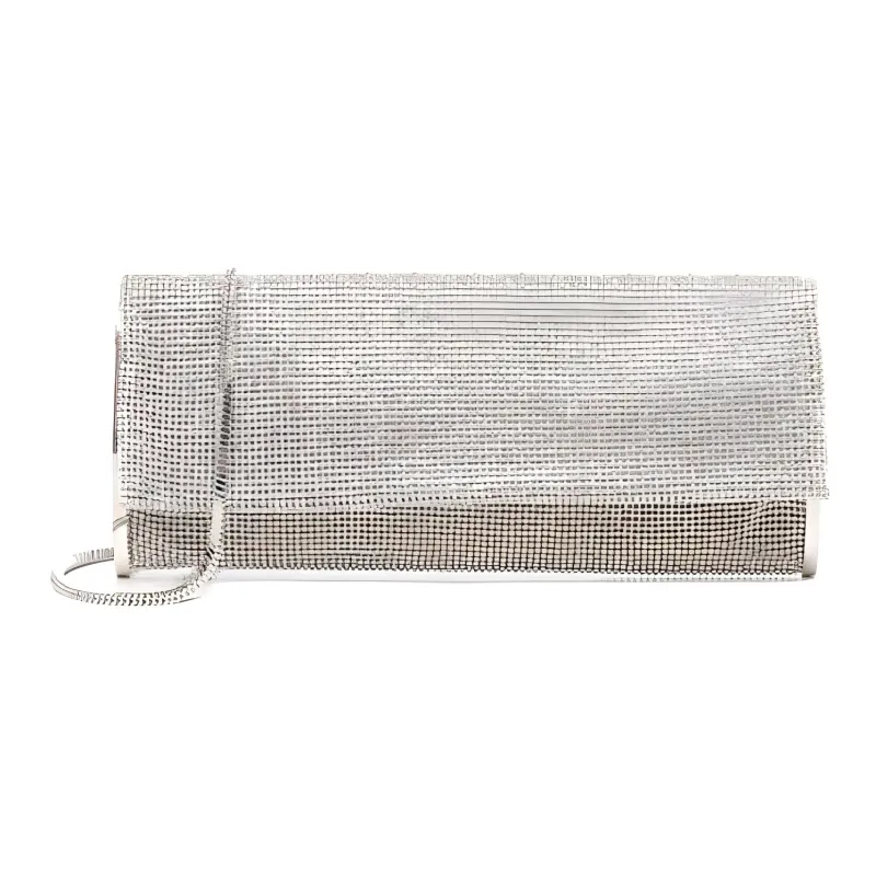 BENEDETTA BRUZZICHES Kate Chain Link Clutch Bag-0