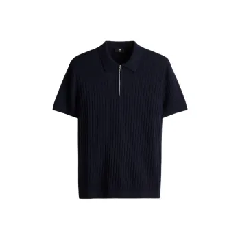 H&M Polo Shirt Men's Marine Blue