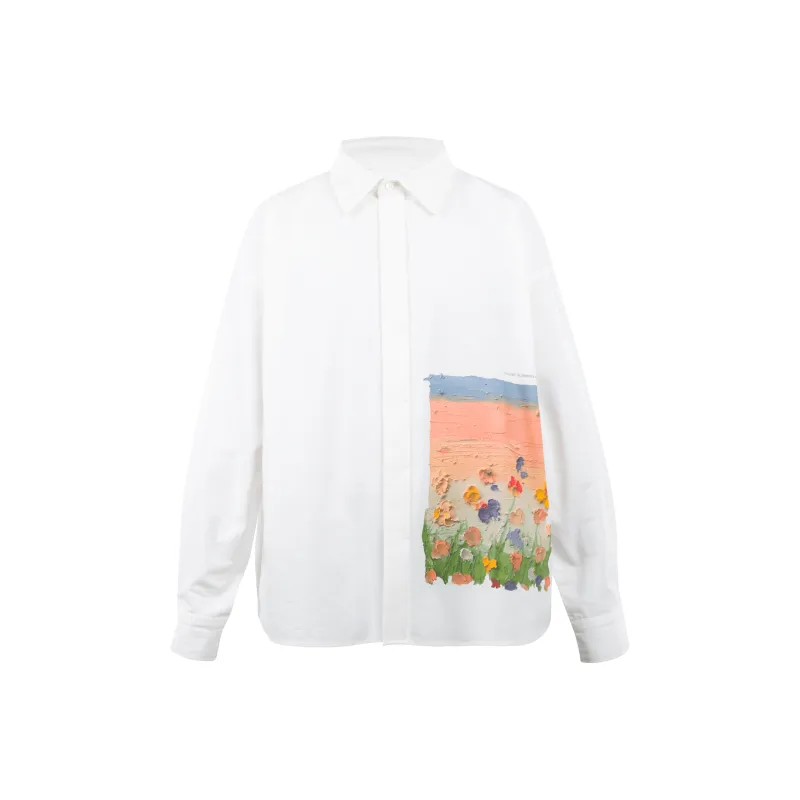 PROJECTJOIN LOVELETTER SHIRT Long Sleeved Shirt Unisex-2