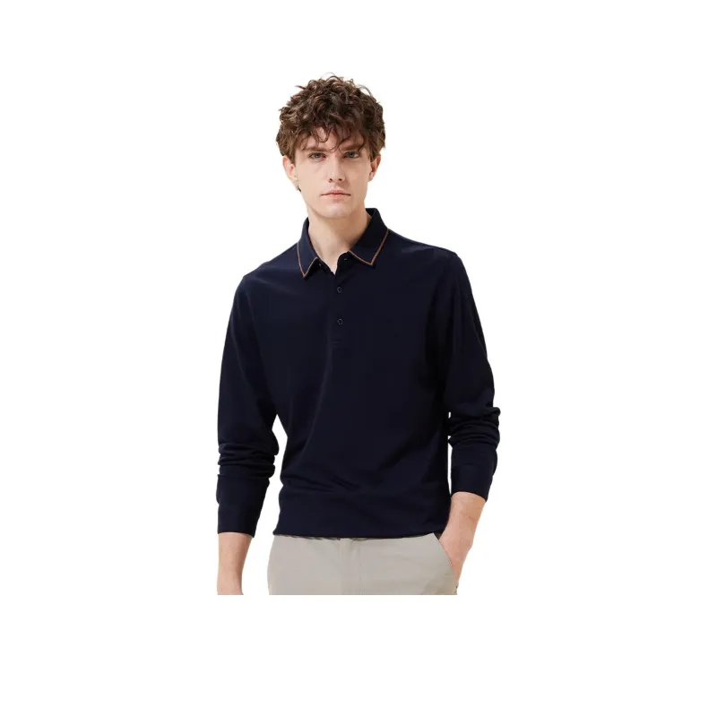 Red bean Polo Shirts Men-3