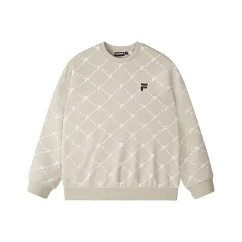 FILA FUSION Sweatshirts Unisex Skin Gray
